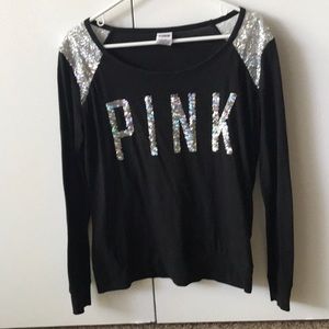 VS Pink Sequin Top